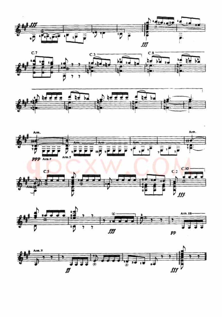 奏鸣曲·第三乐章（古典吉他）