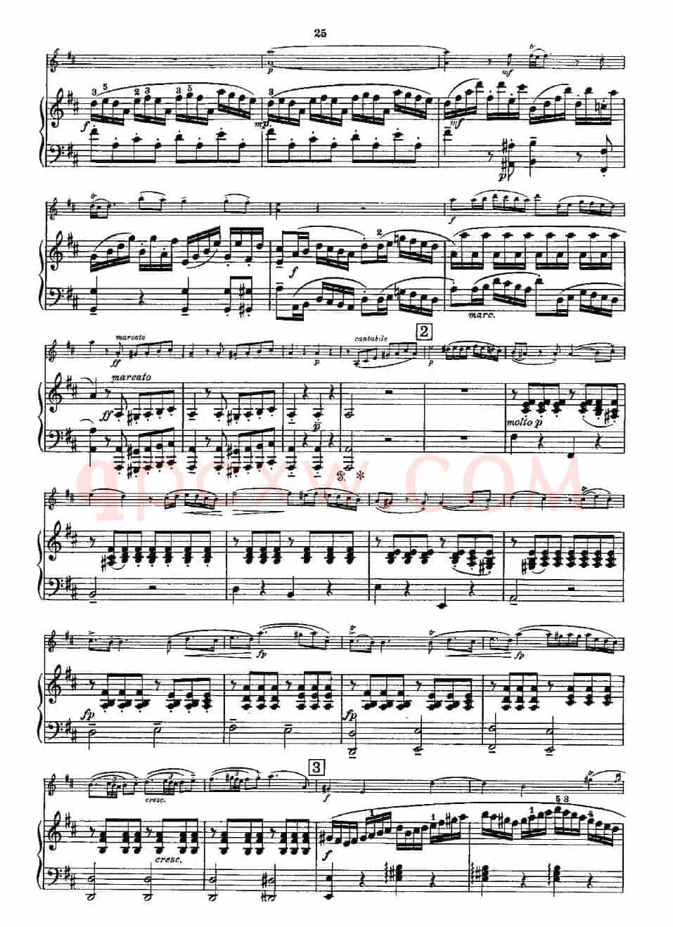 Mozart - Violin Sonata No.3, KV. 306（第三小提琴奏鸣曲）