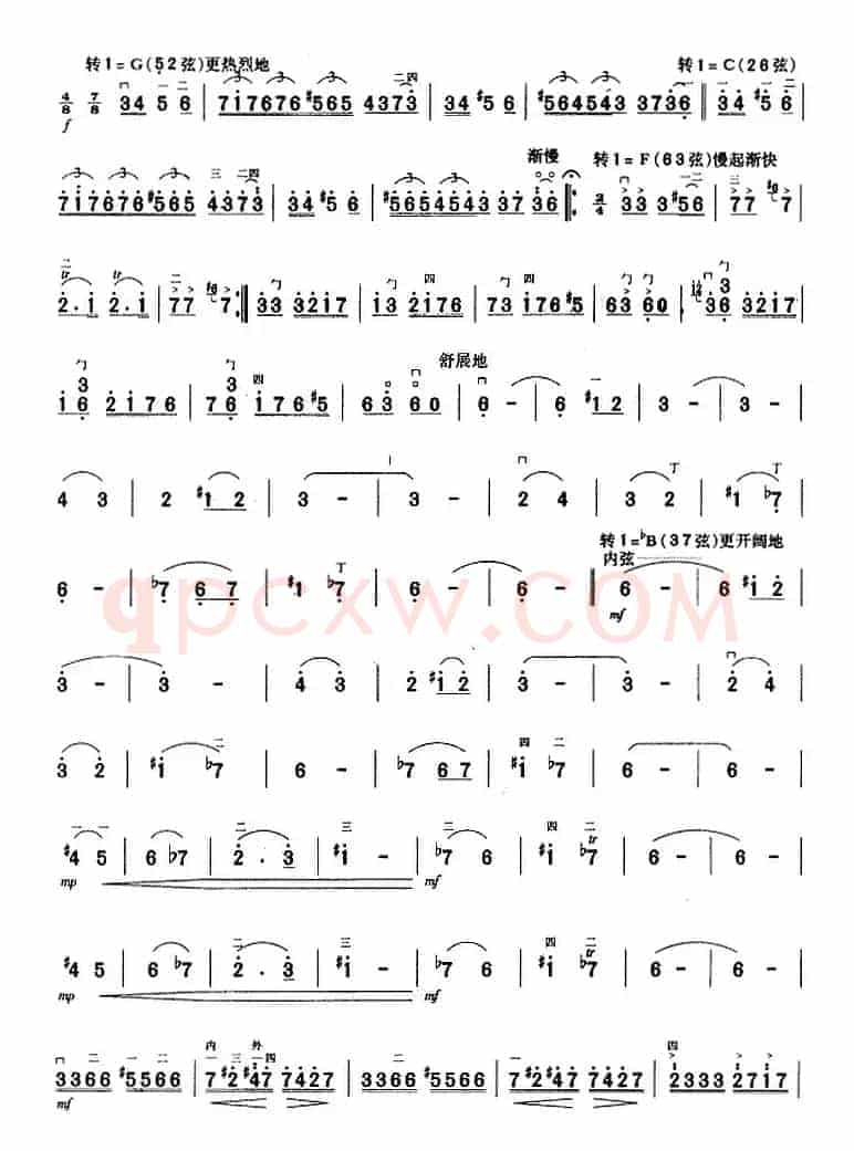 二胡独奏曲选：阳光照耀着塔什库尔干