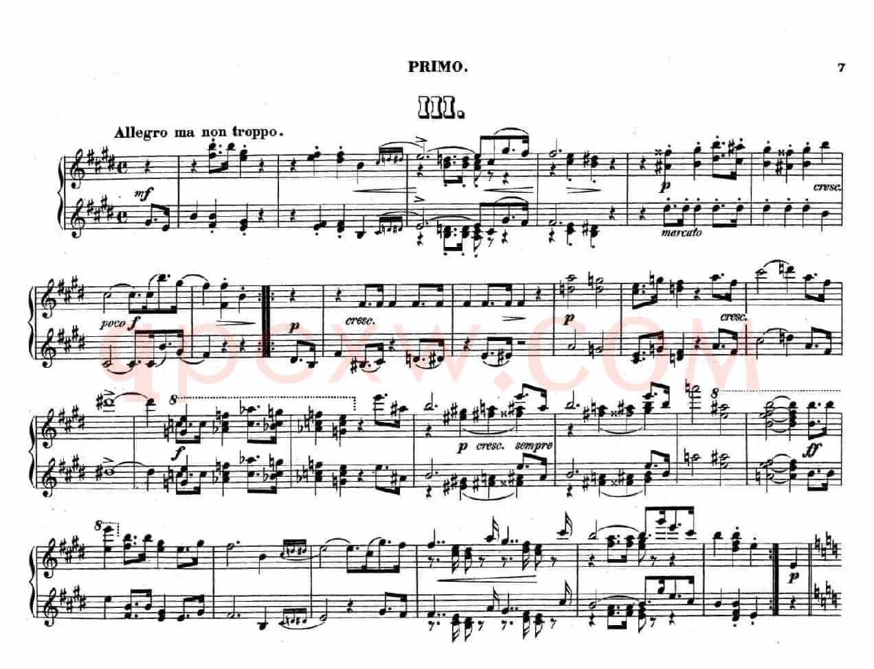Zwolf Original-Compositionen fur Pianoforte zu 4 Handen Op.57(12首四手联弹小品·3)