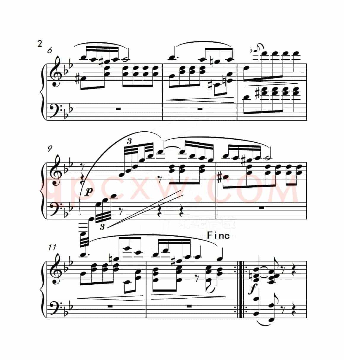 第五级A组 波兰舞曲（中国音乐学院钢琴考级作品1~6级）