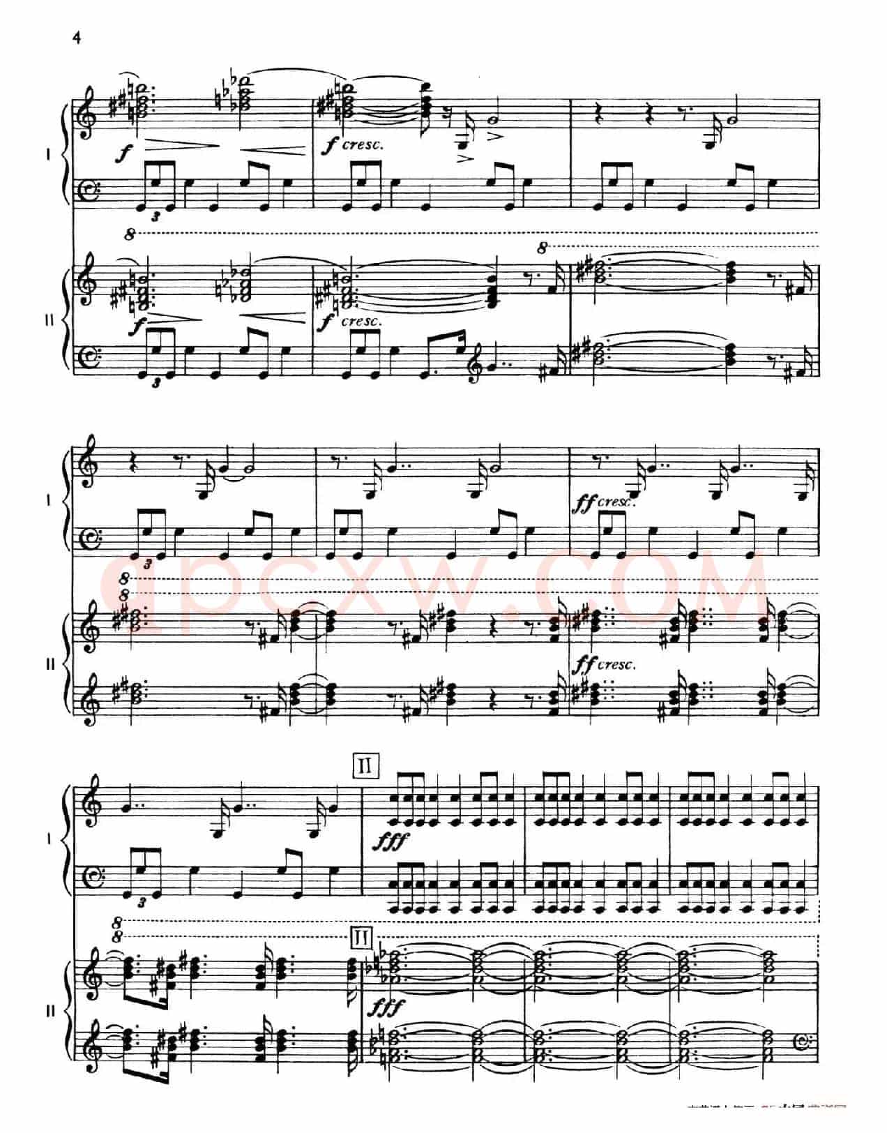 The Planets Op.32(双钢琴)(行星·第一乐章 火星—战争使者)