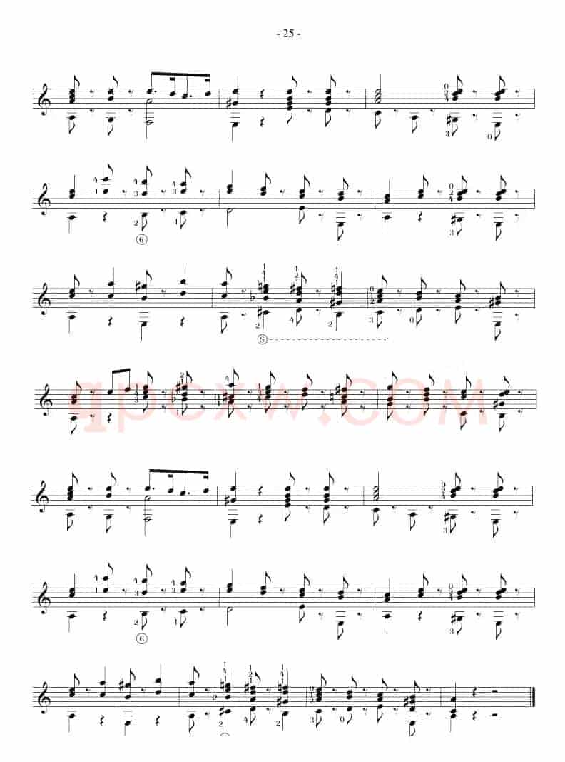 Sor-Coste《26 Studies》（STUDY 14）