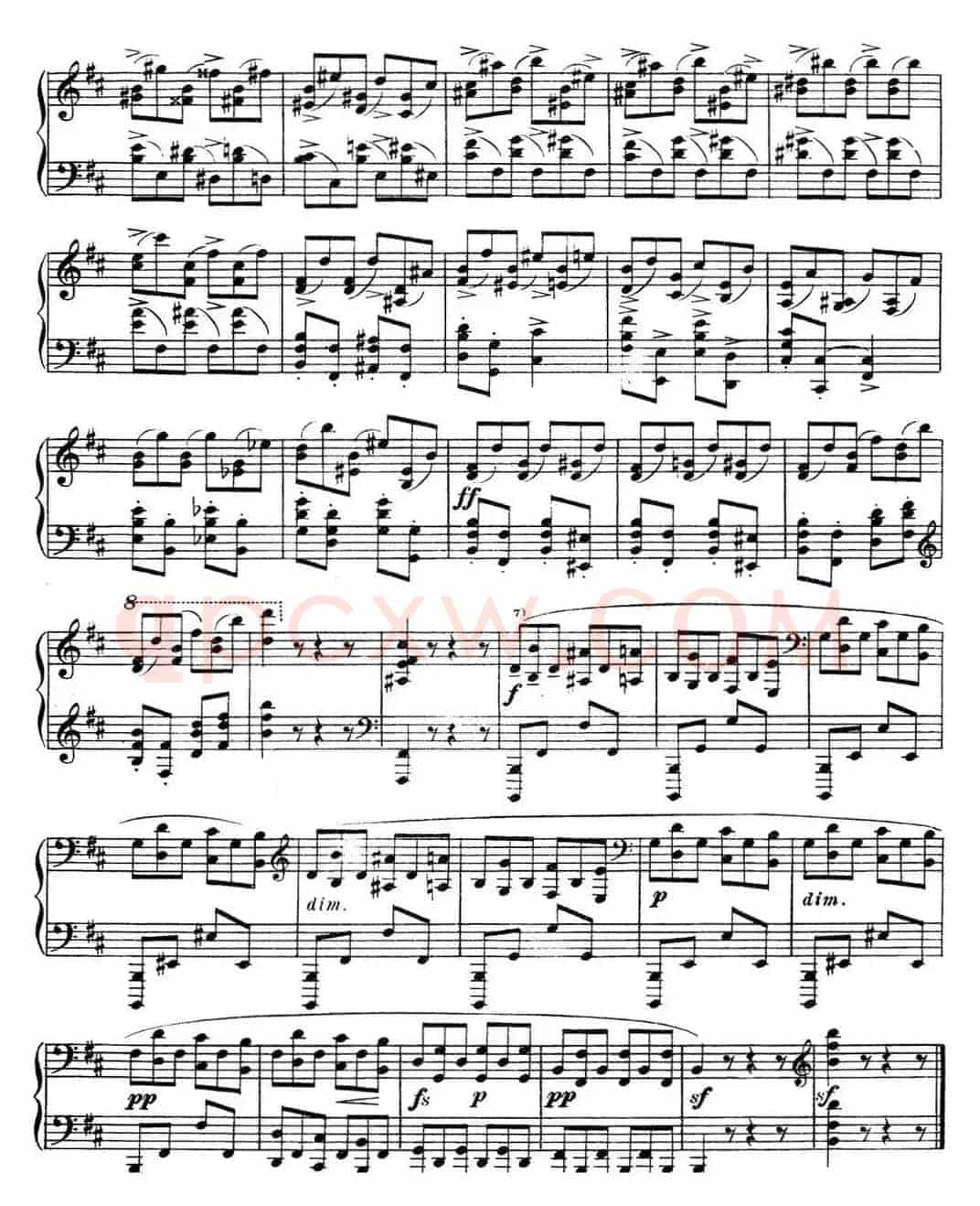 斯克里亚宾 钢琴练习曲 Op.8 No.3 Alexander Scriabin Etudes