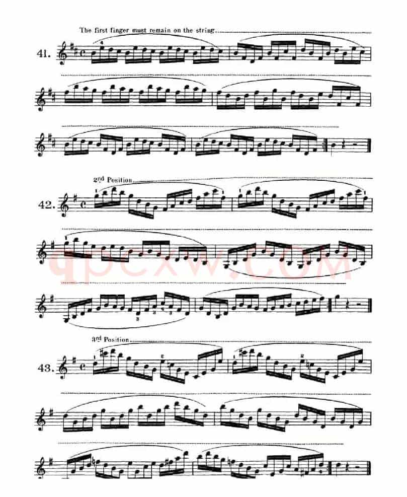 School of Mechanism, Op. 74（小提琴技巧练习35——46）