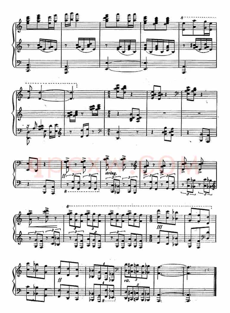钢琴组曲《刘三姐》6、抗禁