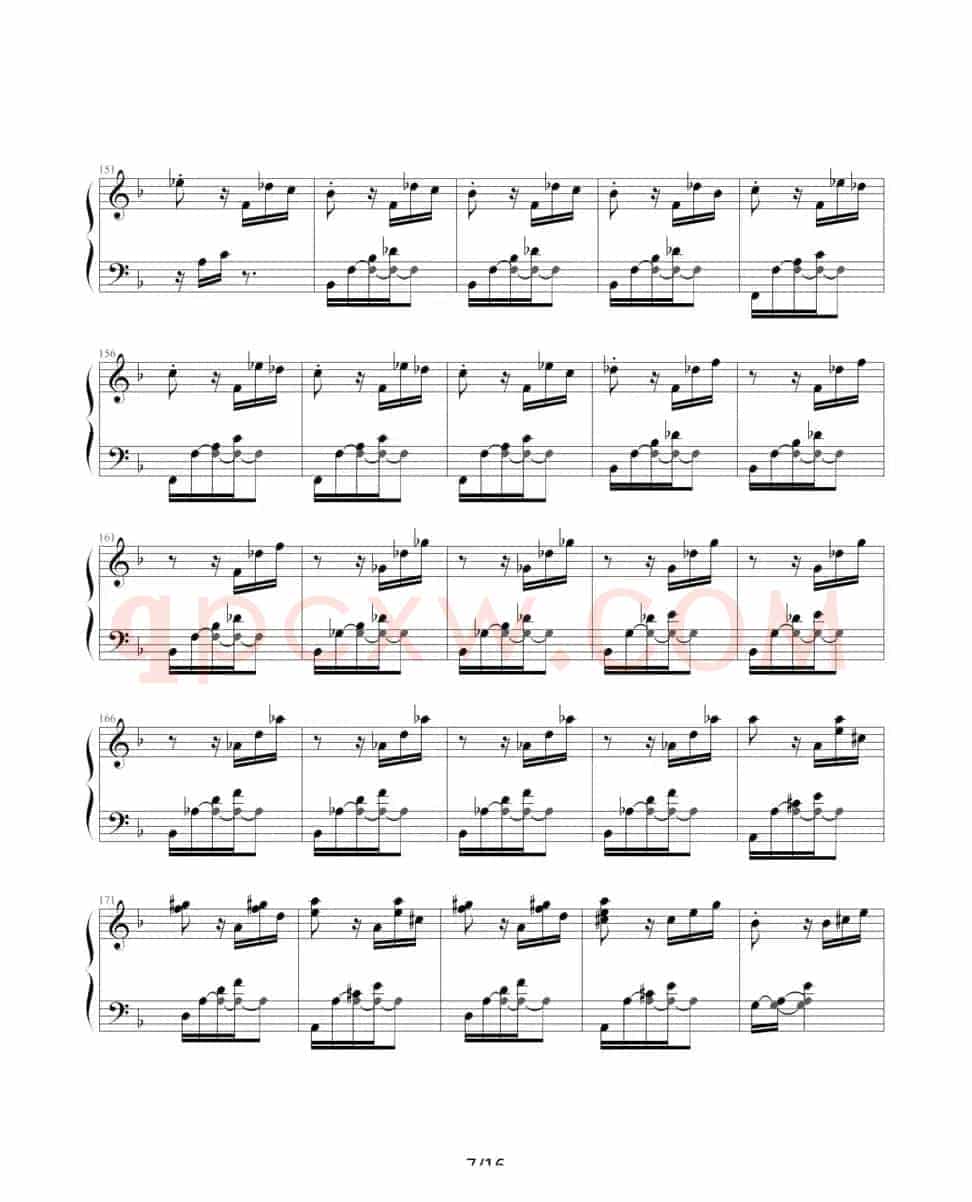 暴风雨（Beethoven's Sonata NO.17 Mov.3 ）