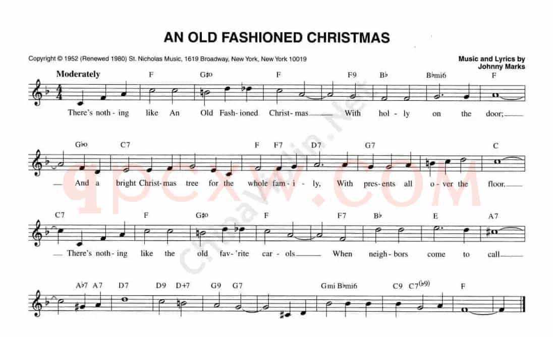 an old fashiohned christmas