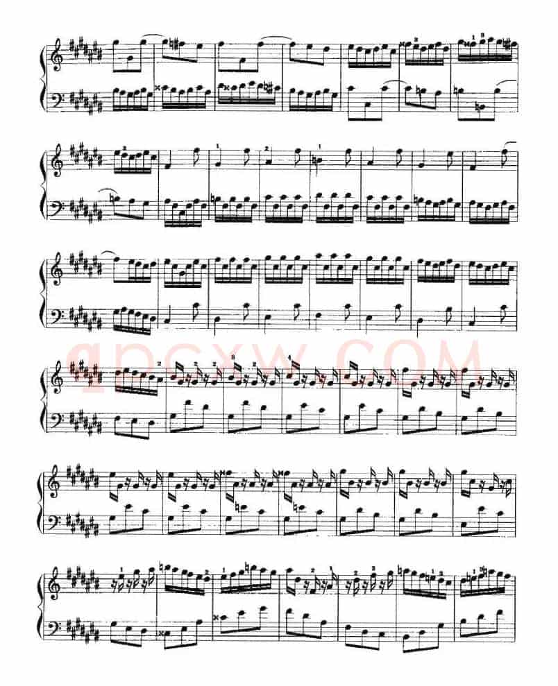 升C大调前奏曲