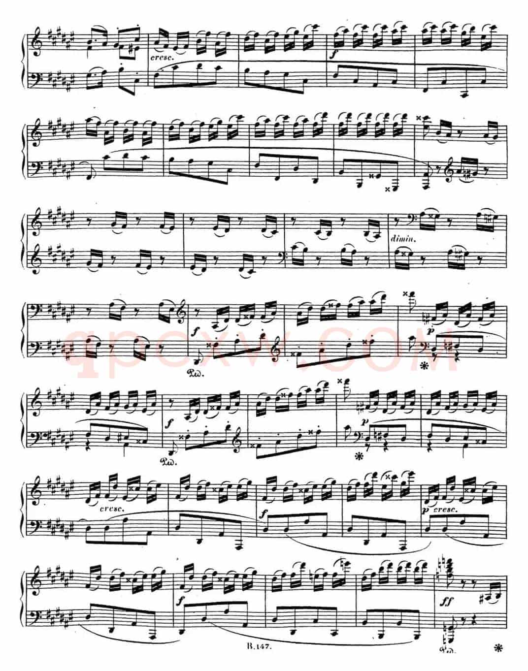 贝多芬钢琴奏鸣曲24 泰丽莎 升F大调 Op.78 F-sharp major