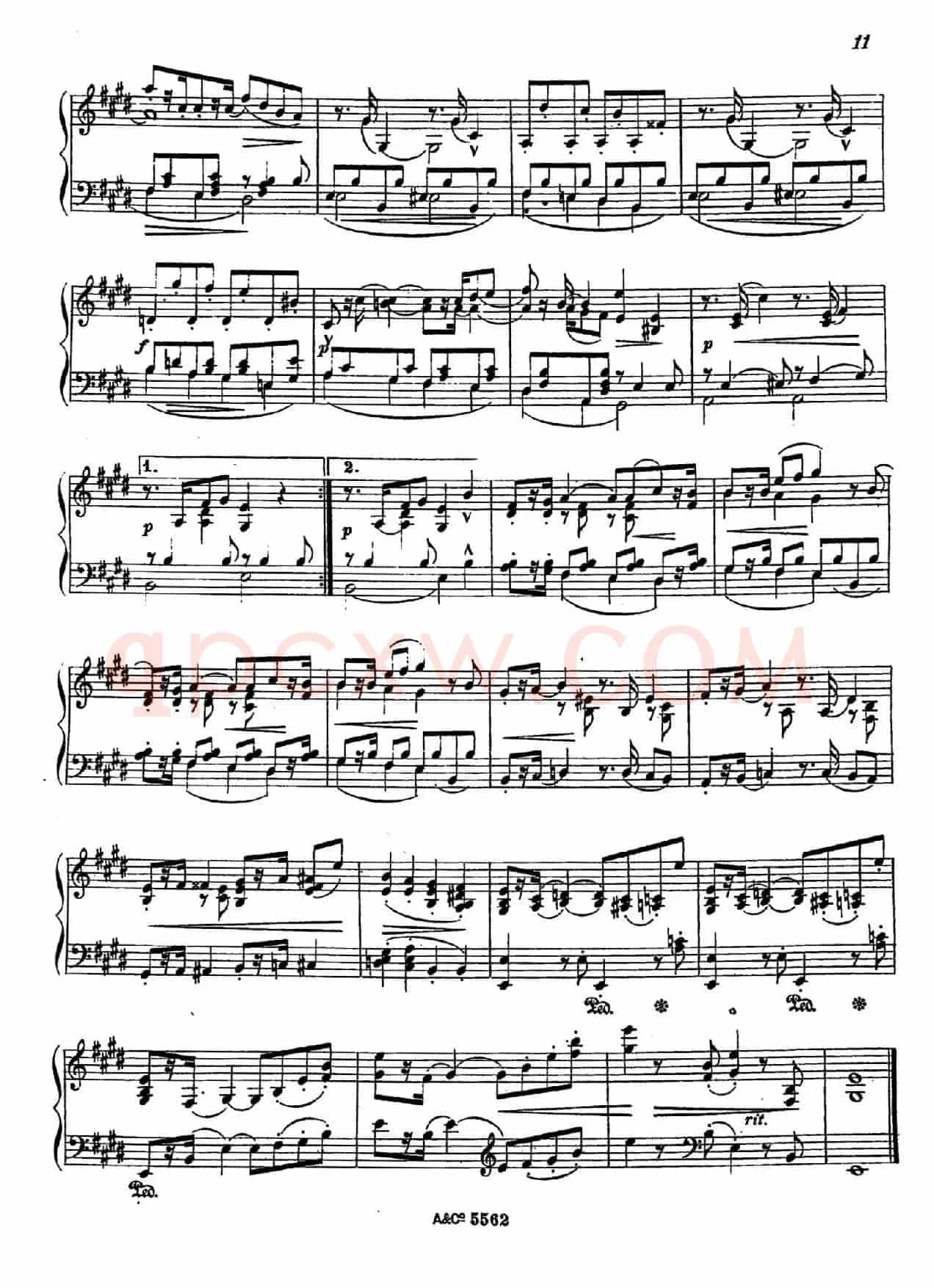 Album Leaf Op.7（纪念册的一页·6）
