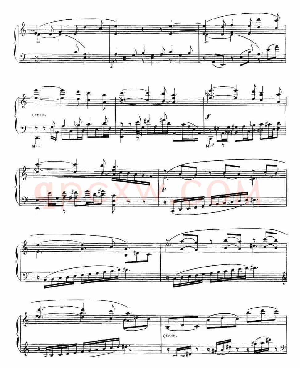 福雷13首船歌：Barcarolle No·9 in A min, Op·101
