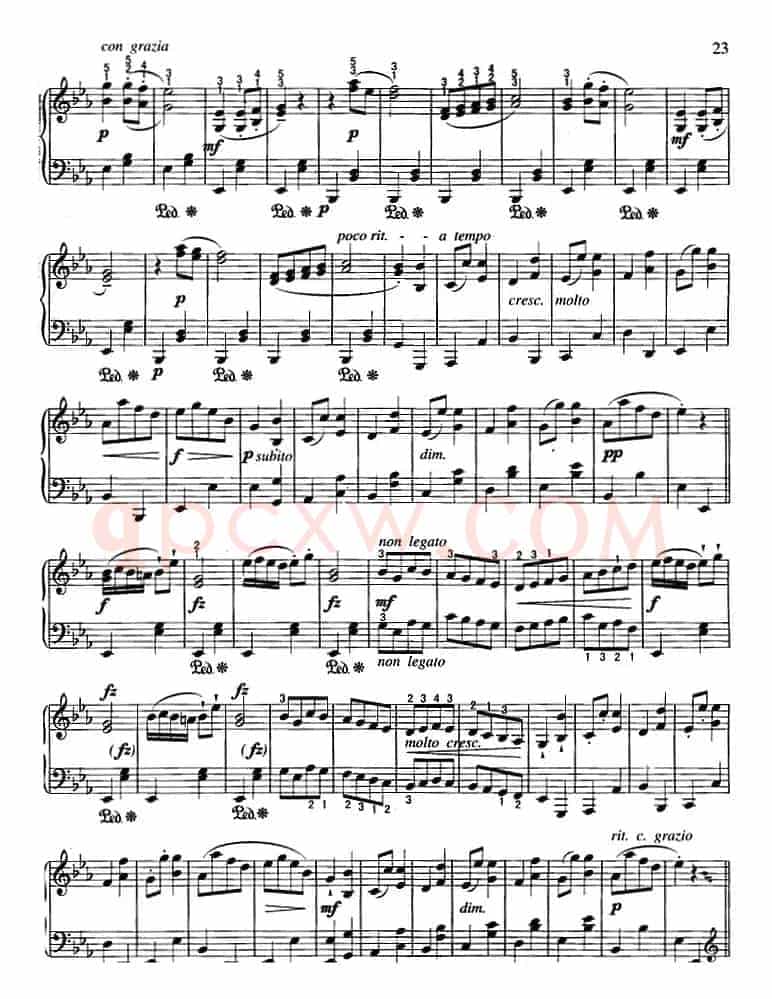 不可不弹的世界钢琴名曲：埃科塞斯舞曲