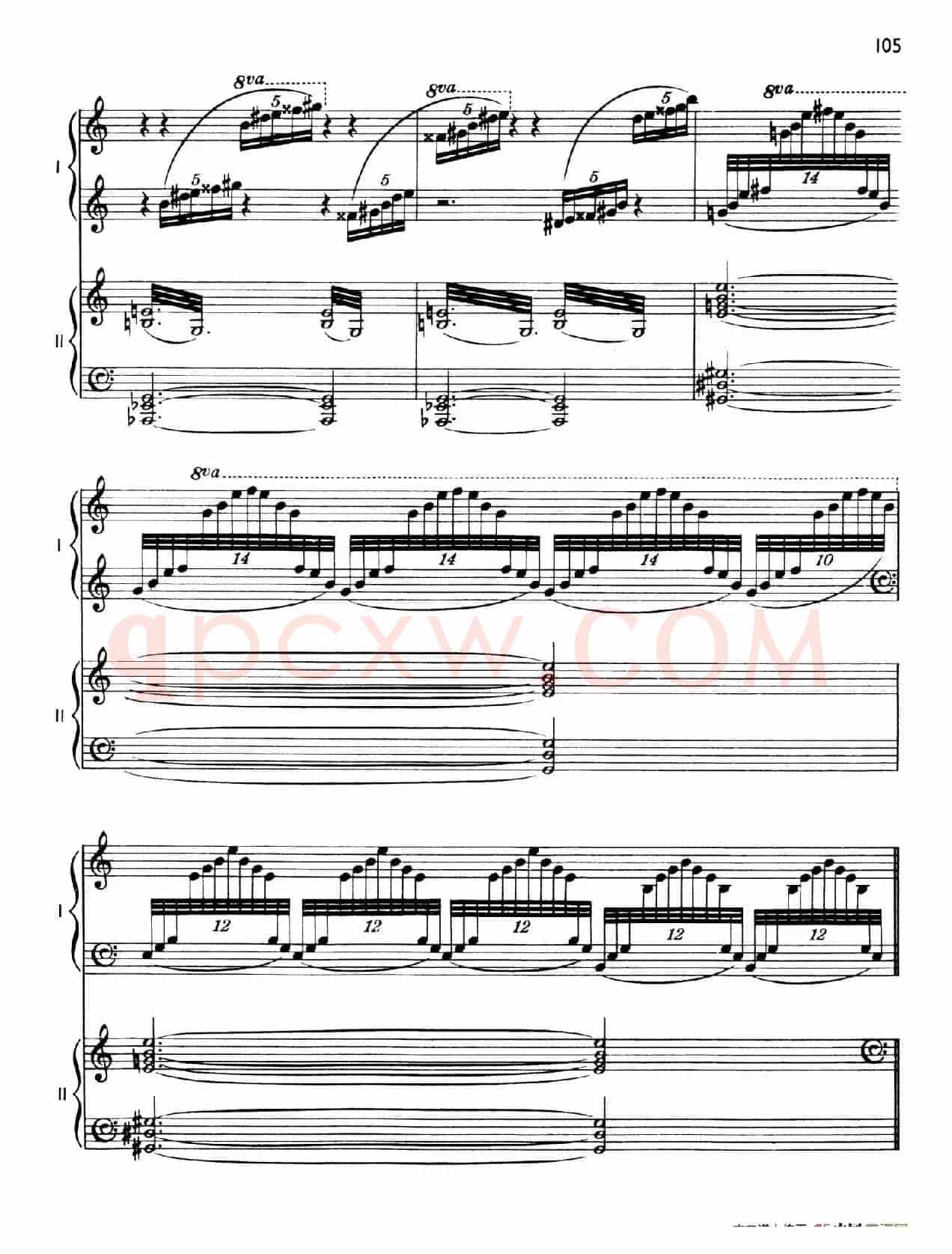 The Planets Op.32(双钢琴)(行星·第七乐章 海王星—神秘主义者)