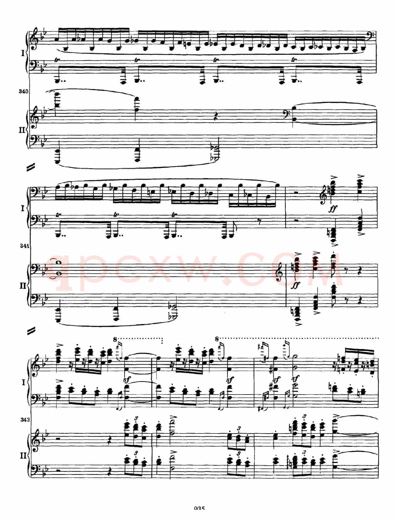 降B大调第二钢琴协奏曲 （P31——40）