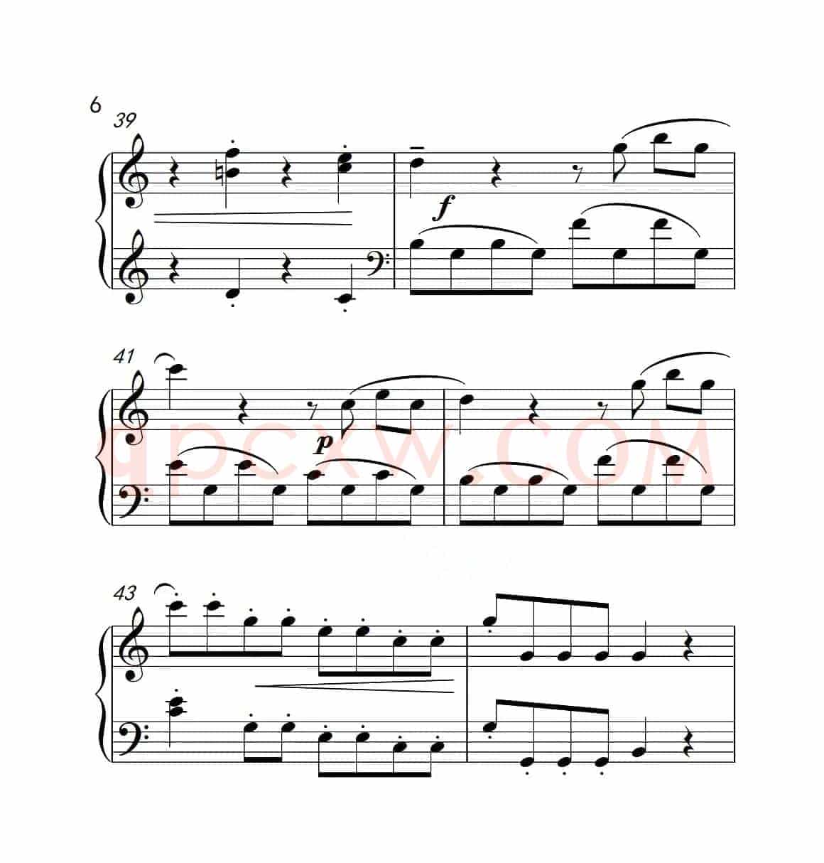 第四级B组 小奏鸣曲（中国音乐学院钢琴考级作品1~6级）