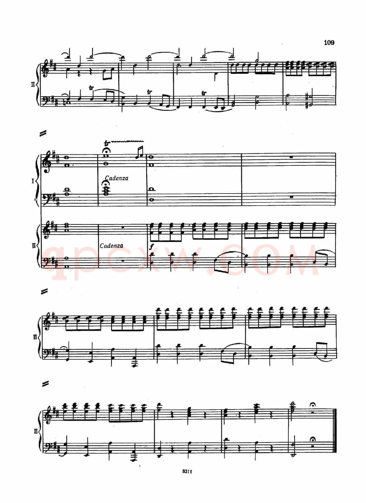 Concerto no 5 K 175 - 2 Piano(Ⅲ)