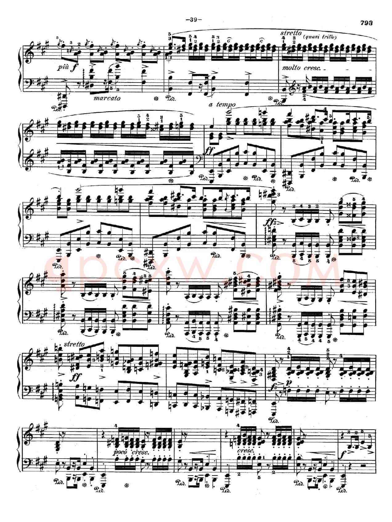 Allegro de Concerto Op.46(A大调音乐会快板)