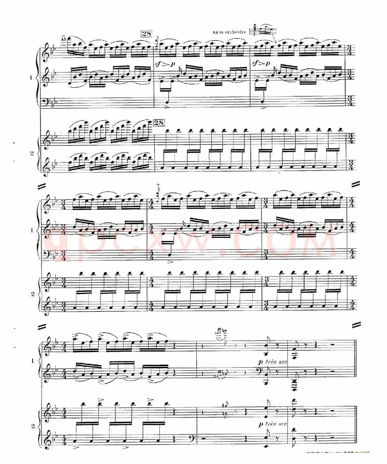 Concerto for 2 Pianos in d Minor(d小调双钢琴协奏曲· 第一乐章)