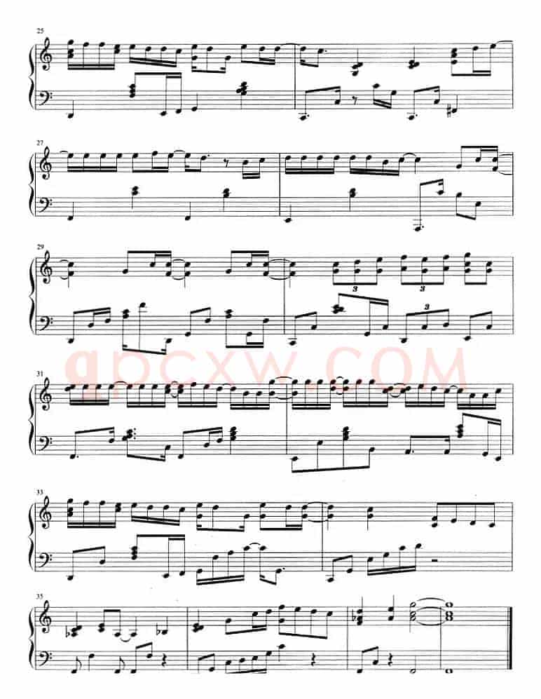 流行歌曲改编的钢琴曲：说好的幸福呢
