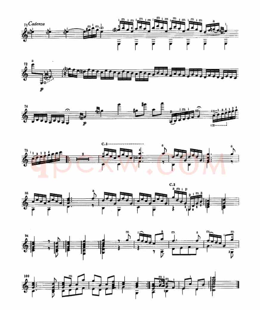 协奏曲（巴斯顿作曲版）（古典吉他）