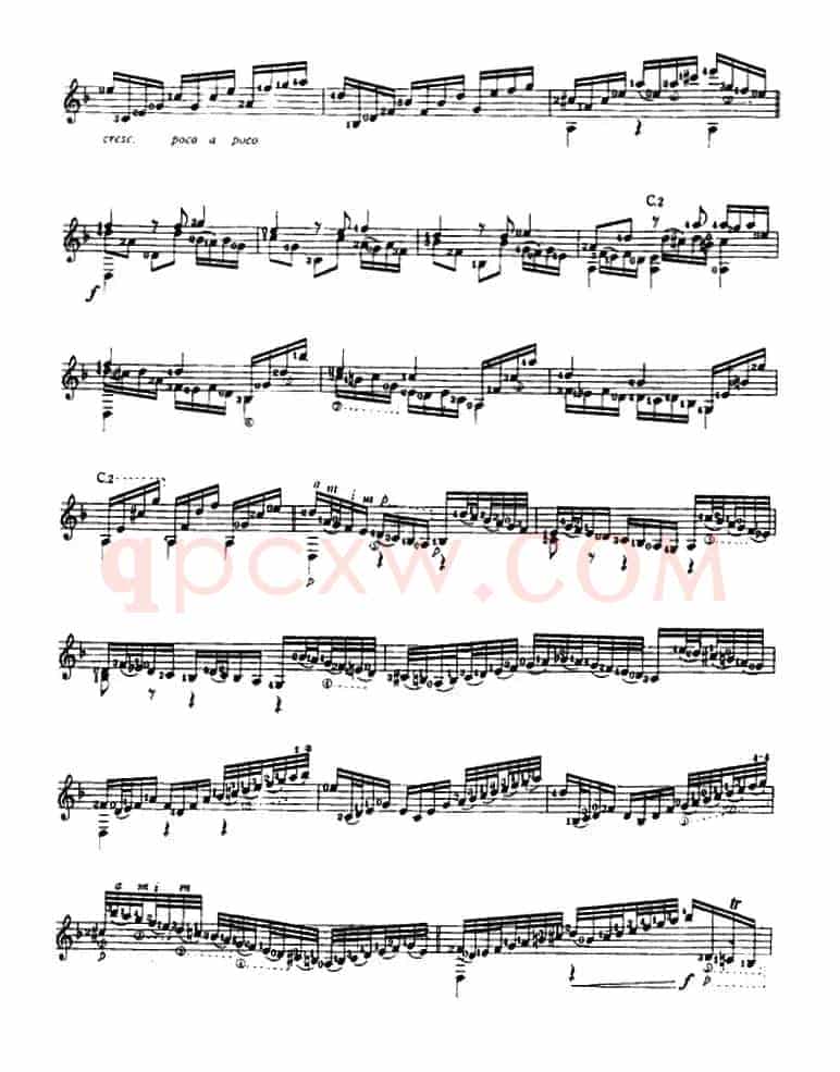 恰空舞曲（古典吉他）