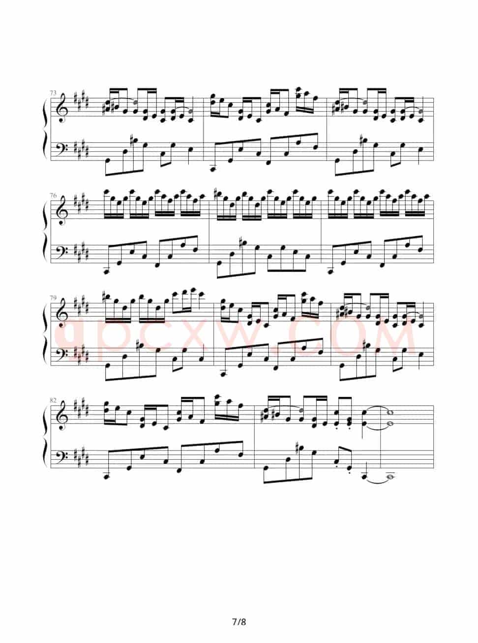 克罗地亚狂想曲（Tonci Huljie 制谱版）