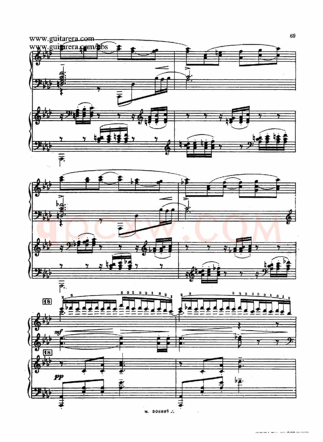 第二双钢琴组曲 Suite for Two Pianos No.2 Op.17（3. 浪漫曲 Romance）
