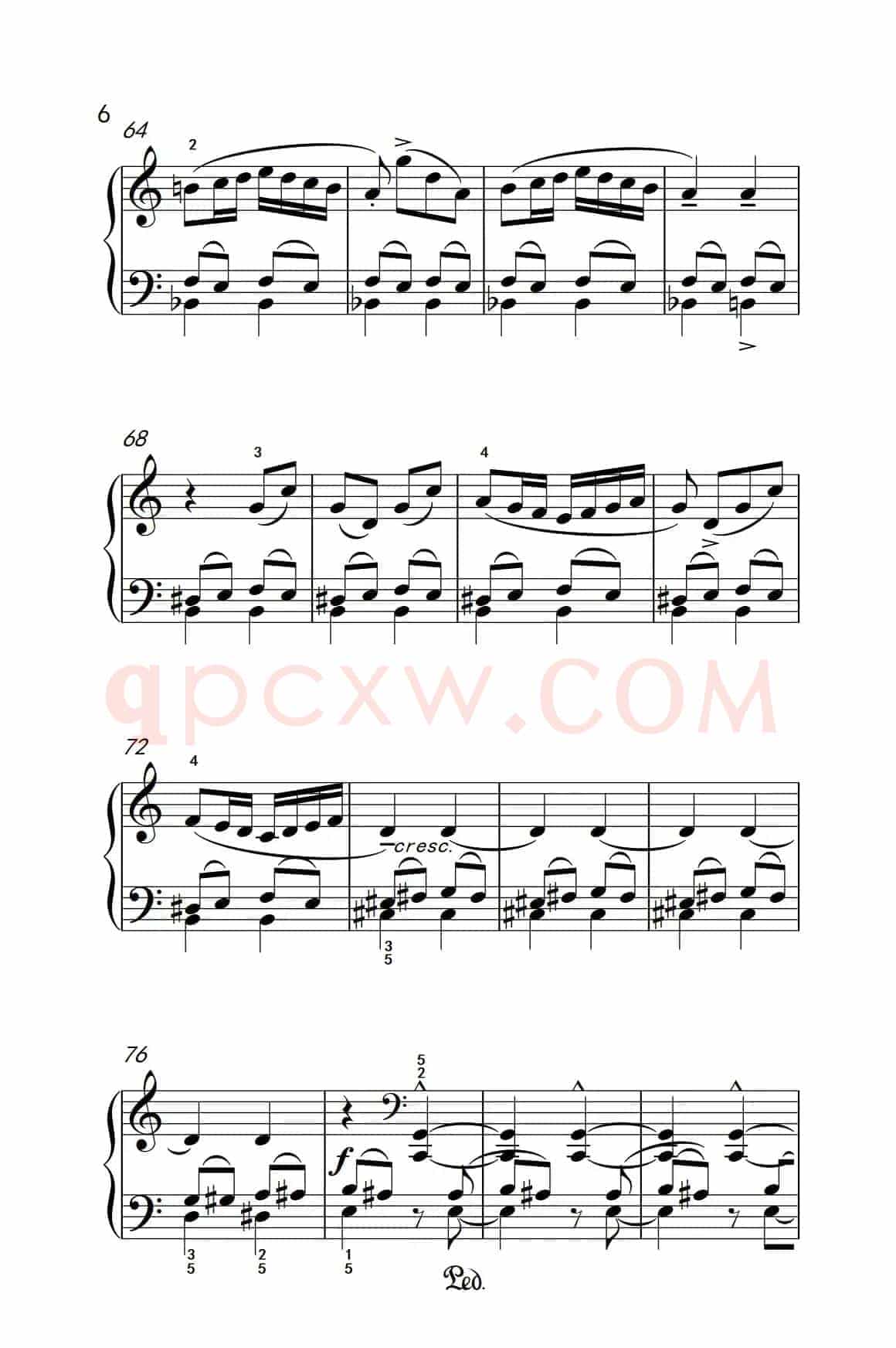 固定低音（巴托克 小宇宙 钢琴教程 6）
