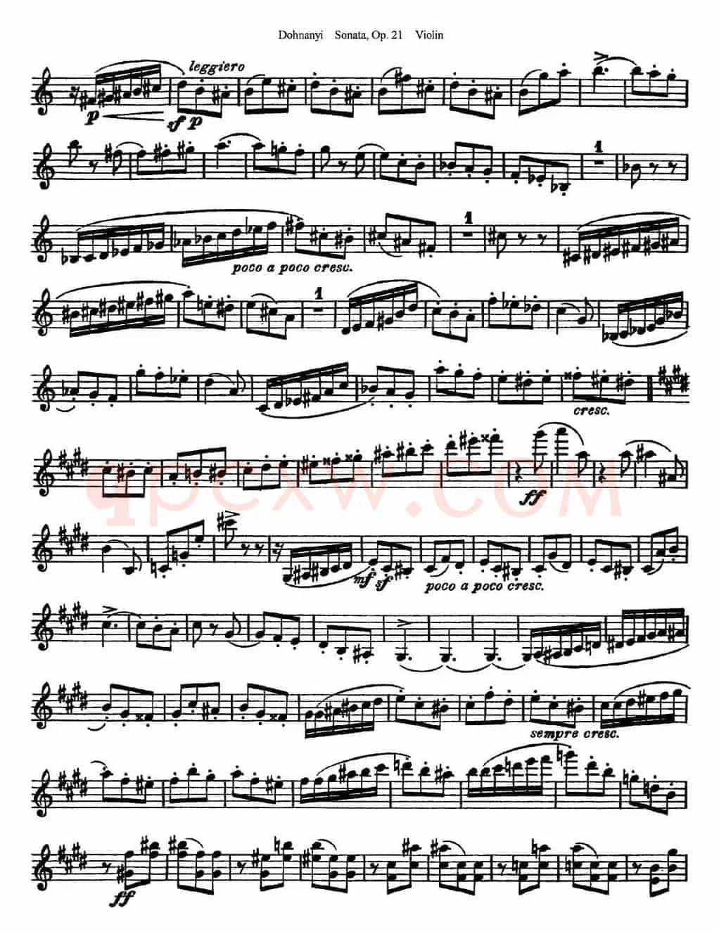 Dohnanyi Sonata Op.21