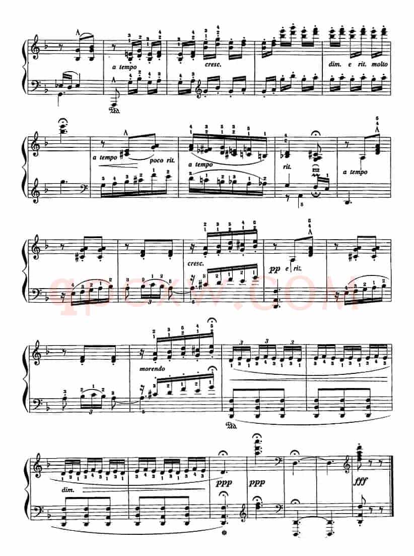 现代钢琴曲：28、东方