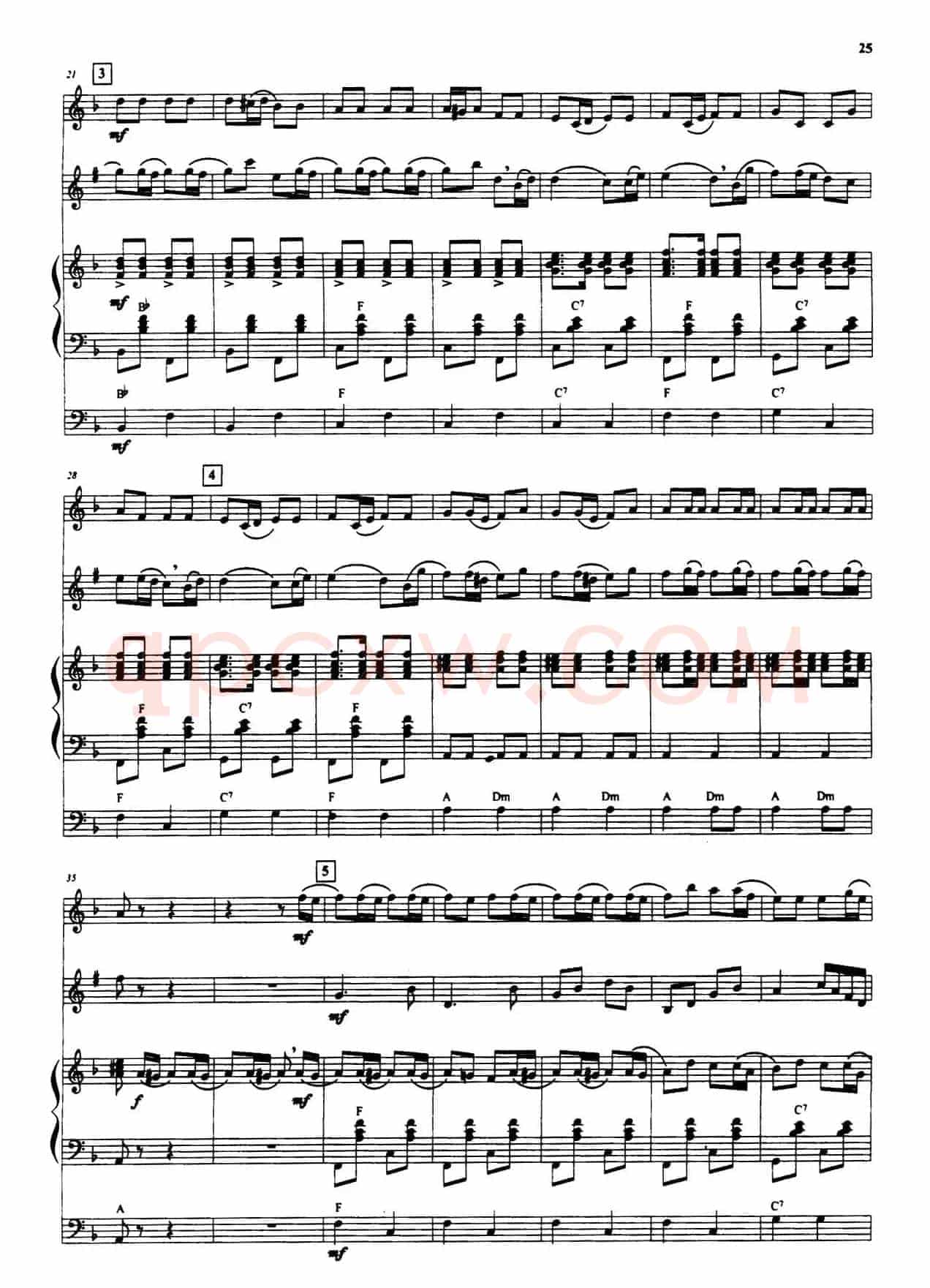 拉德斯基进行曲（手风琴小提琴单簧管三重奏）