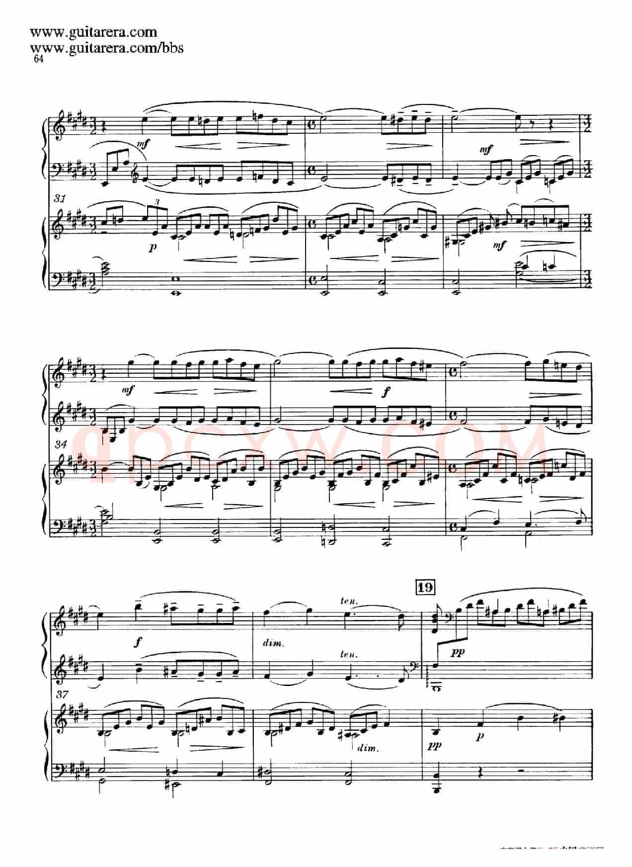 c小调第二钢琴协奏曲 Op.18（双钢琴·第二乐章）