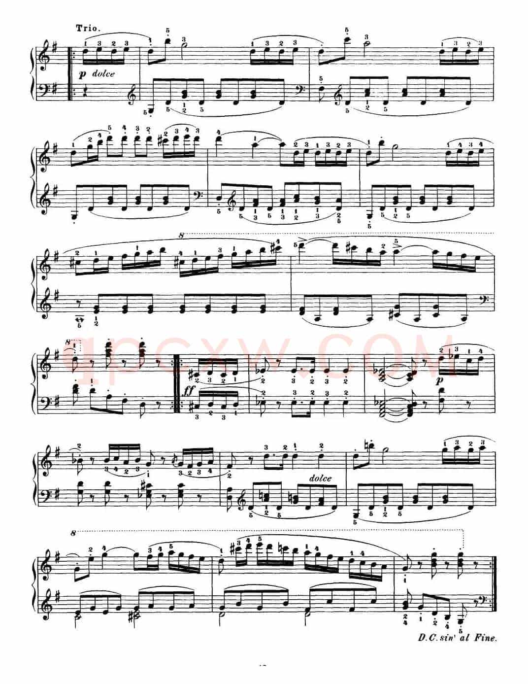 One Hundred and Ten Easy and Progressive Exercises Op.453(车尔尼110首简易练习曲 52——60)