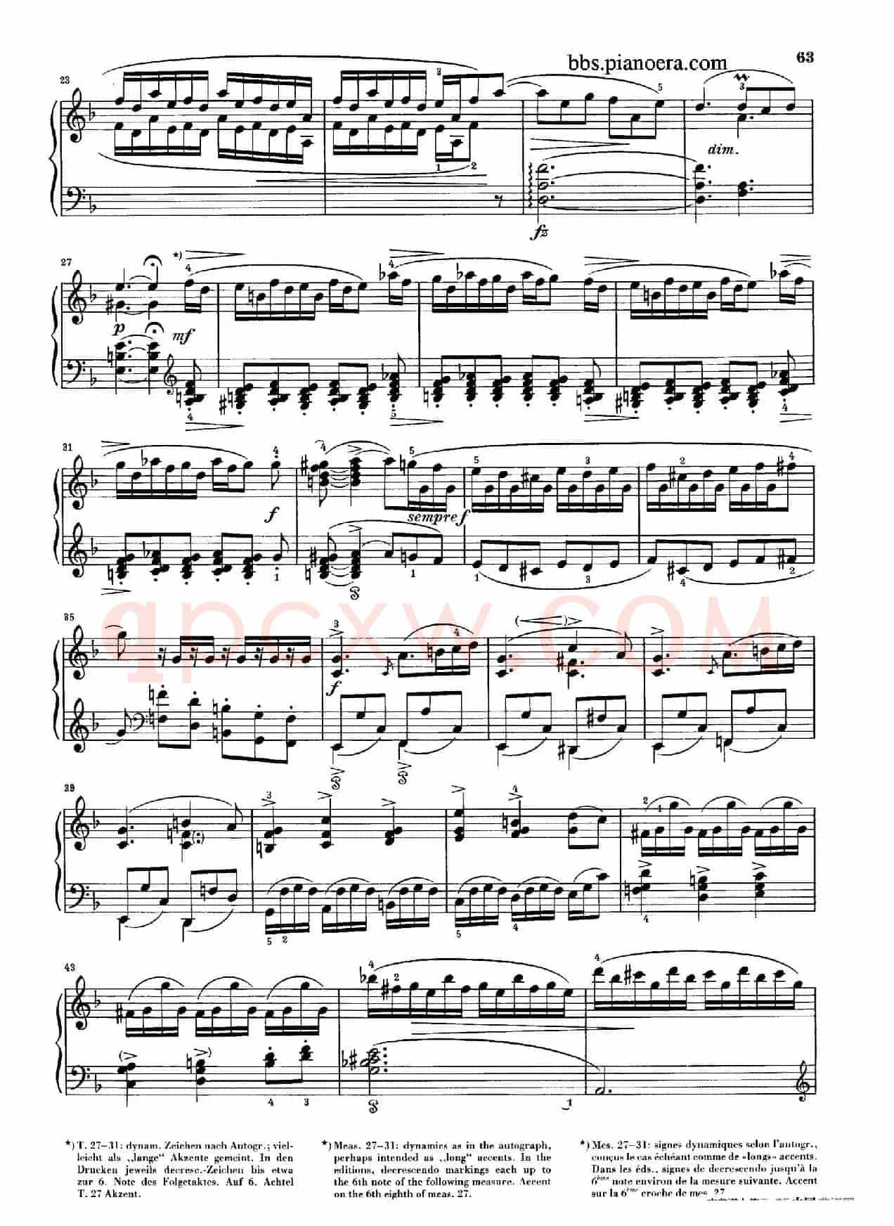 Neue Aquarelle Op.57(新水彩画· 5. 随想曲)