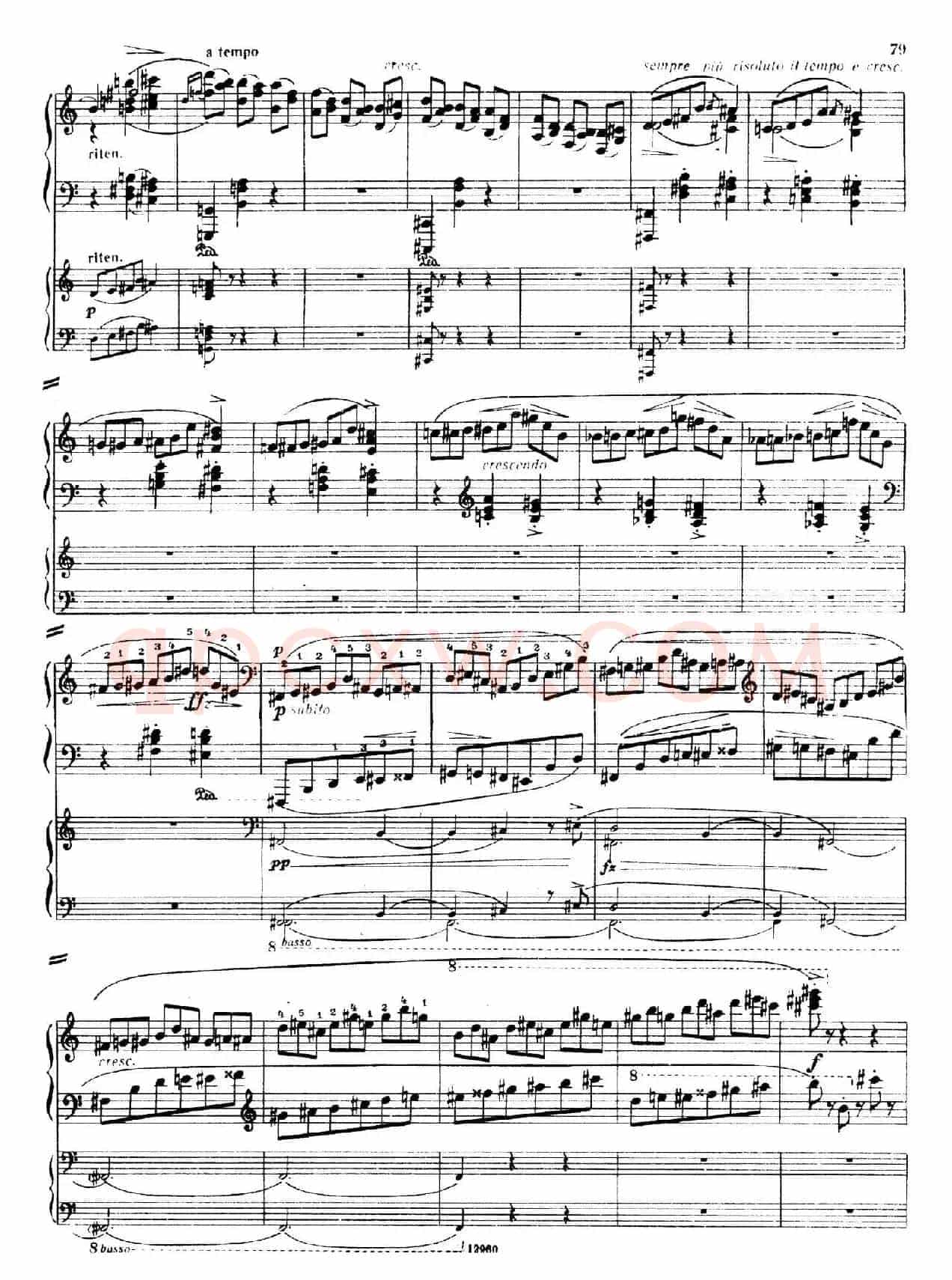 Piano Concerto No.2 in c Minor Op.50(c小调第二钢琴协奏曲·Ⅲ·双钢琴)