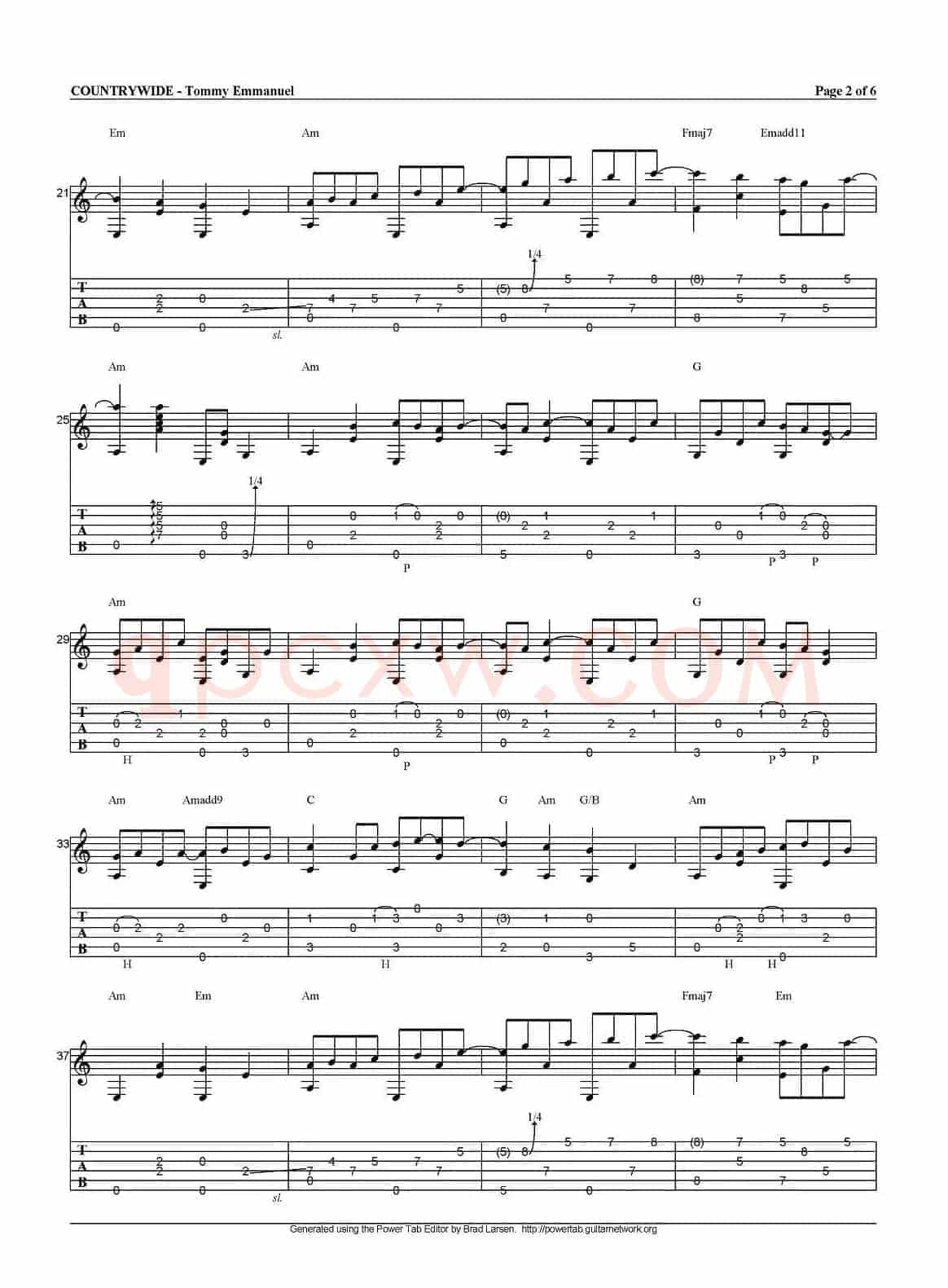 tommy emmanuel：countrywide（指弹吉他）