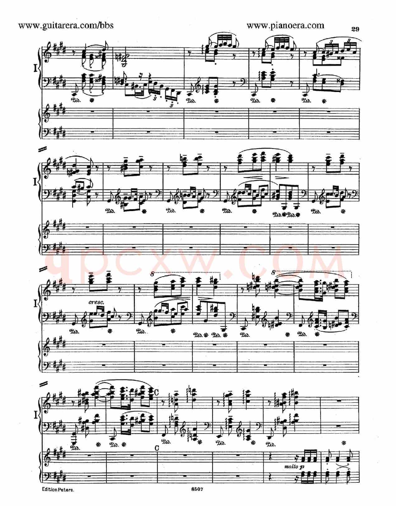 Piano Concerto in E Major Op.59（E大调钢琴协奏曲·双钢琴·第二乐章）