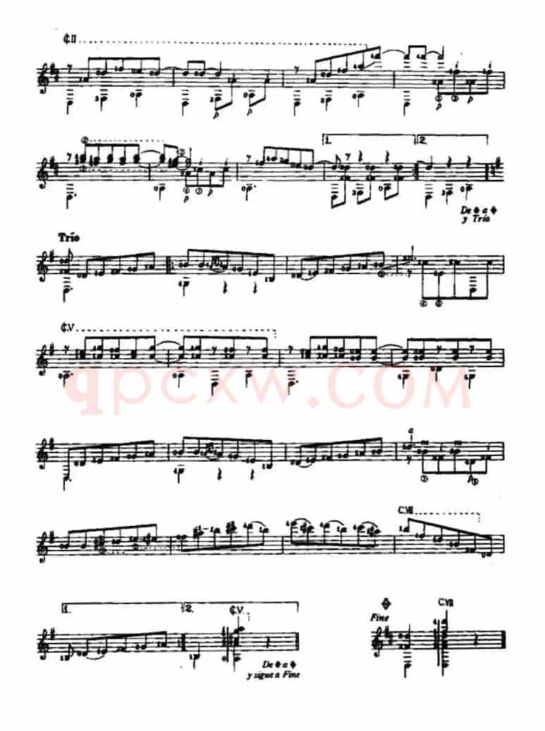 巴拉圭舞曲（古典吉他）
