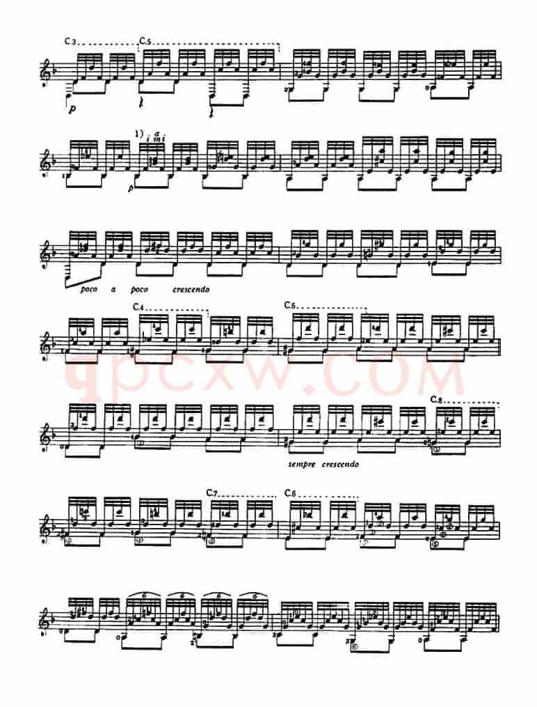 恰空舞曲（古典吉他）