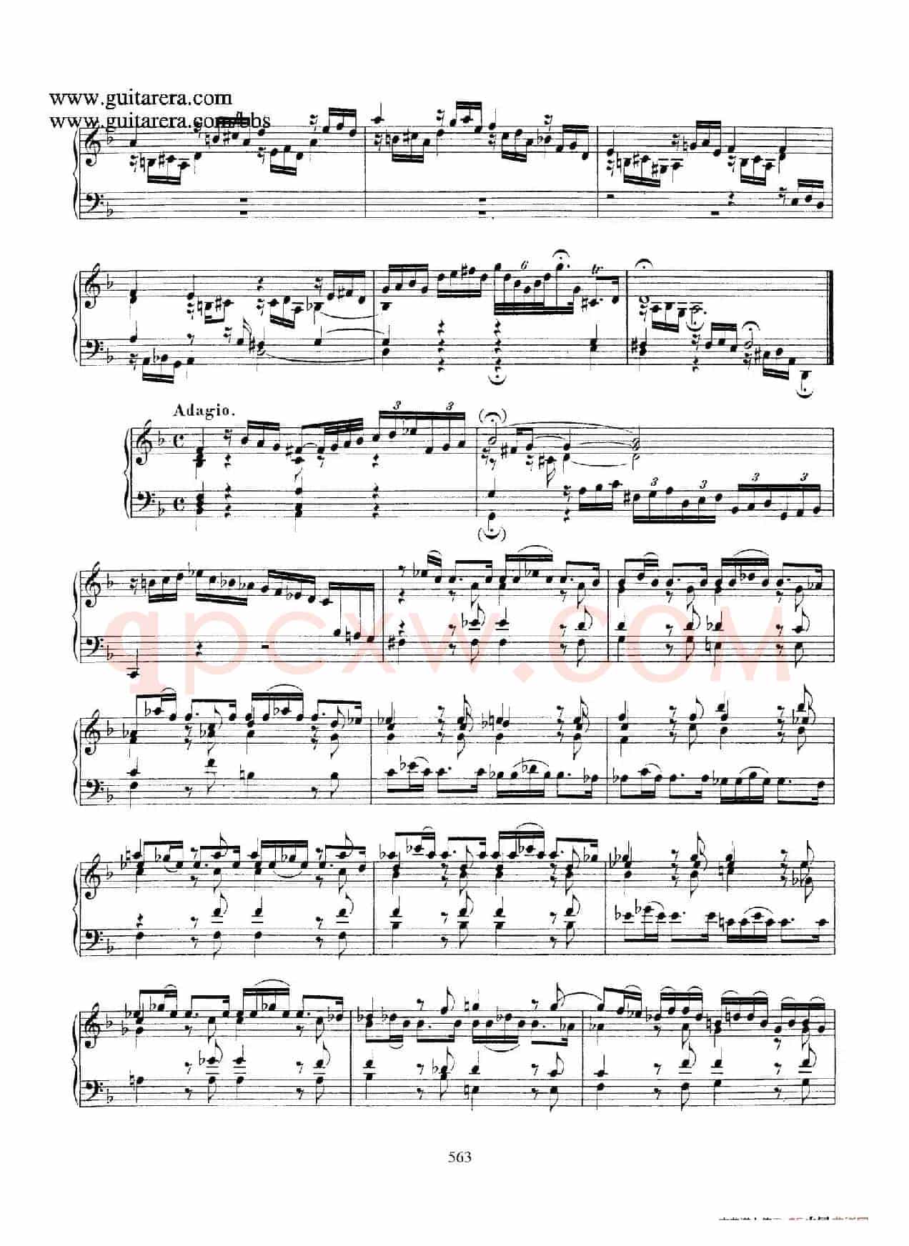 Toccata BWV 913（7首托卡塔·No.4.d小调）