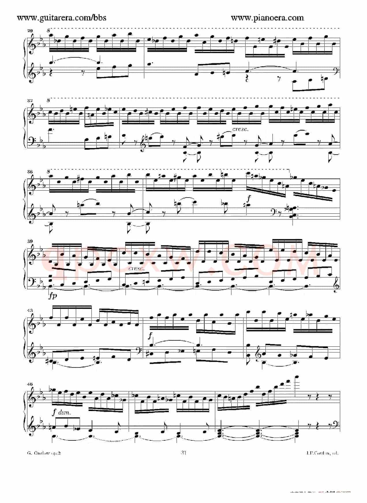 Grande Piano Sonata in c Minor Op.2(c小调华丽钢琴奏鸣曲·第四乐章)