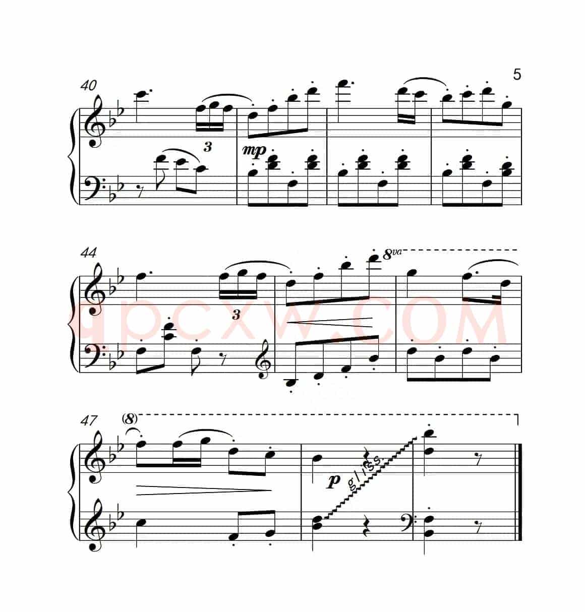 第三级 小风车（中国音乐学院钢琴考级作品1~6级）