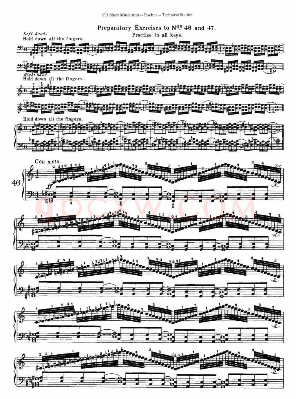 Technical Studies 60 Progressive Exercises (60首钢琴循序渐进练习曲 P81——90)