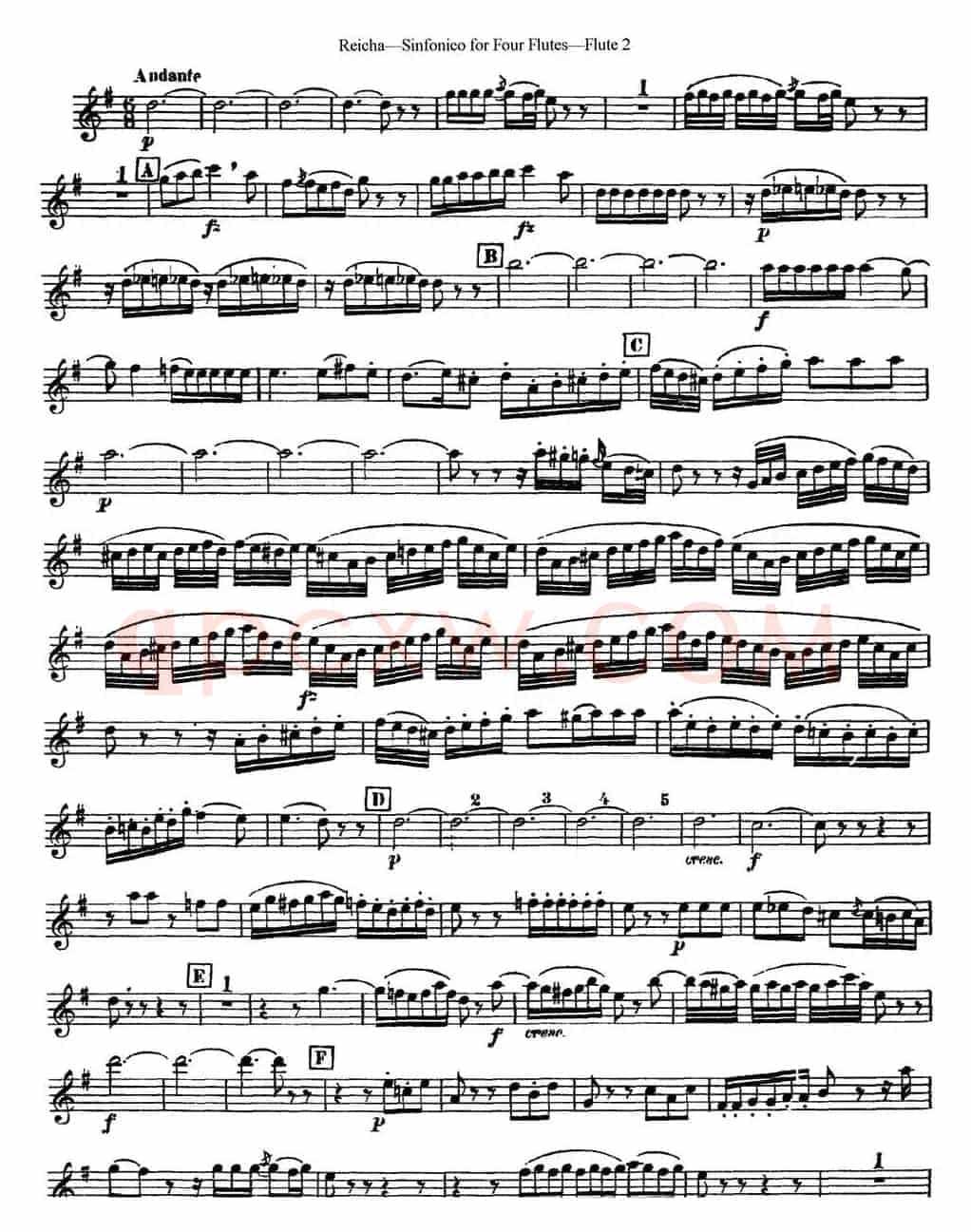 瑞查长笛四重奏（Flute 2）
