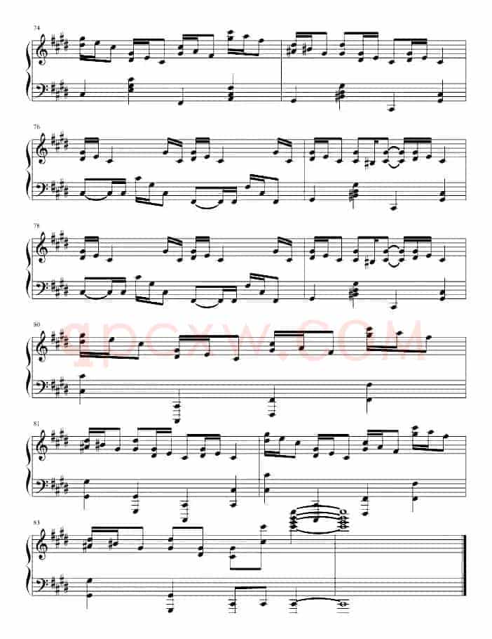 Croatian Rhapsody（克罗地亚狂想曲）（风惊制谱版）