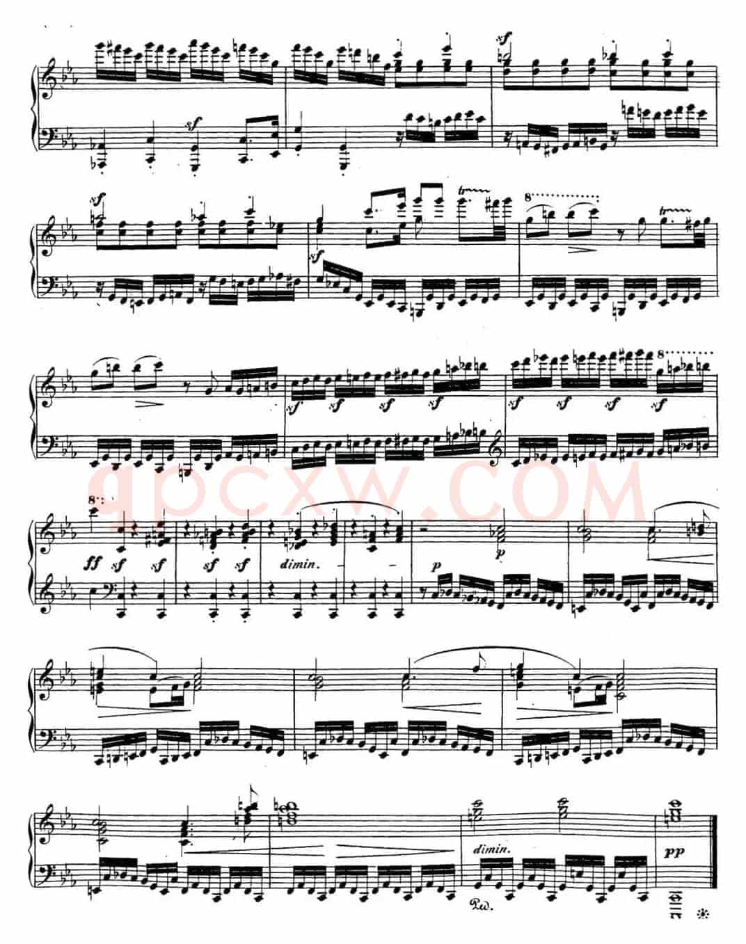 贝多芬钢琴奏鸣曲32 c小调 Op.111 C minor