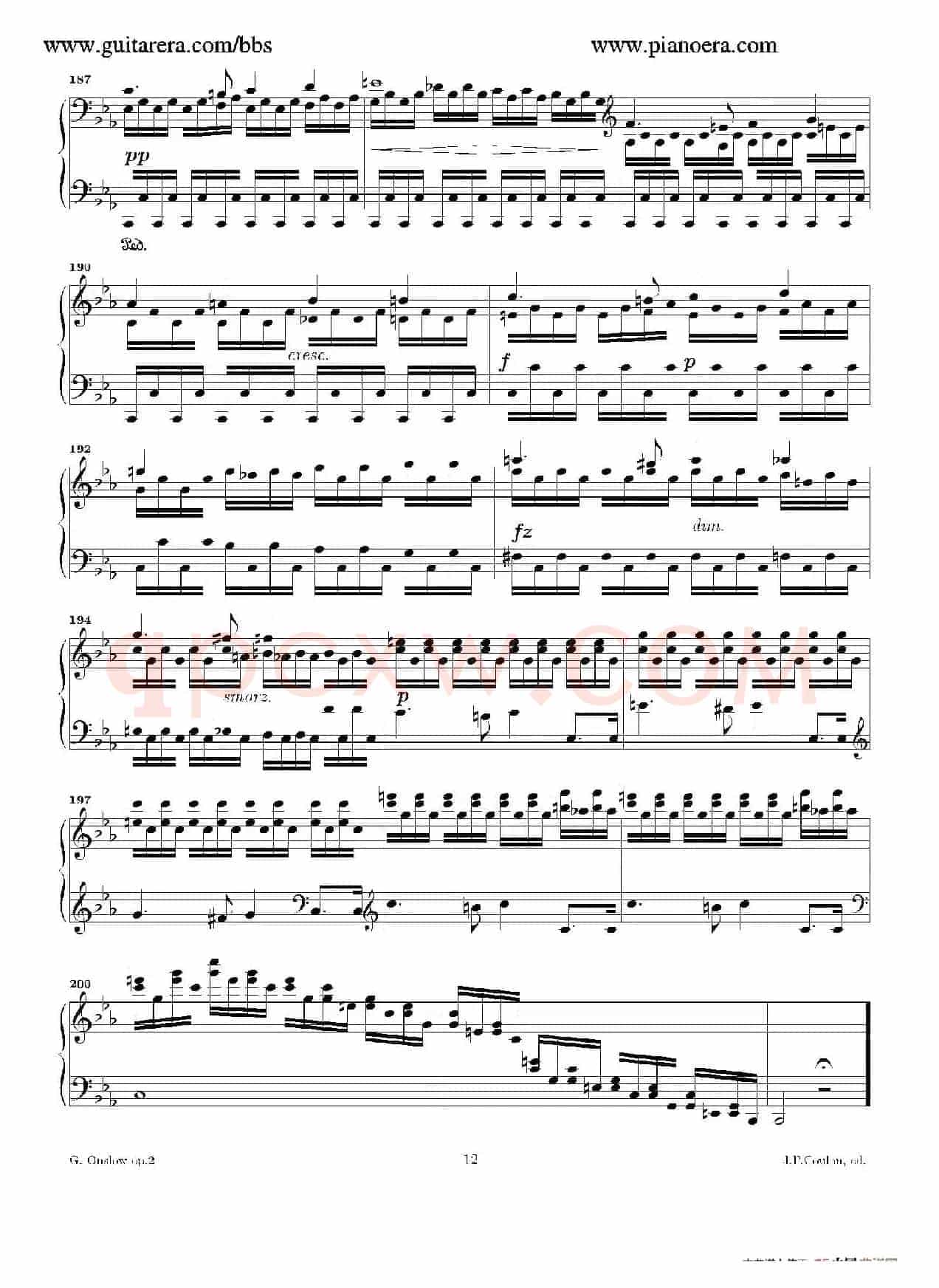 Grande Piano Sonata in c Minor Op.2（c小调华丽钢琴奏鸣曲·第一乐章）