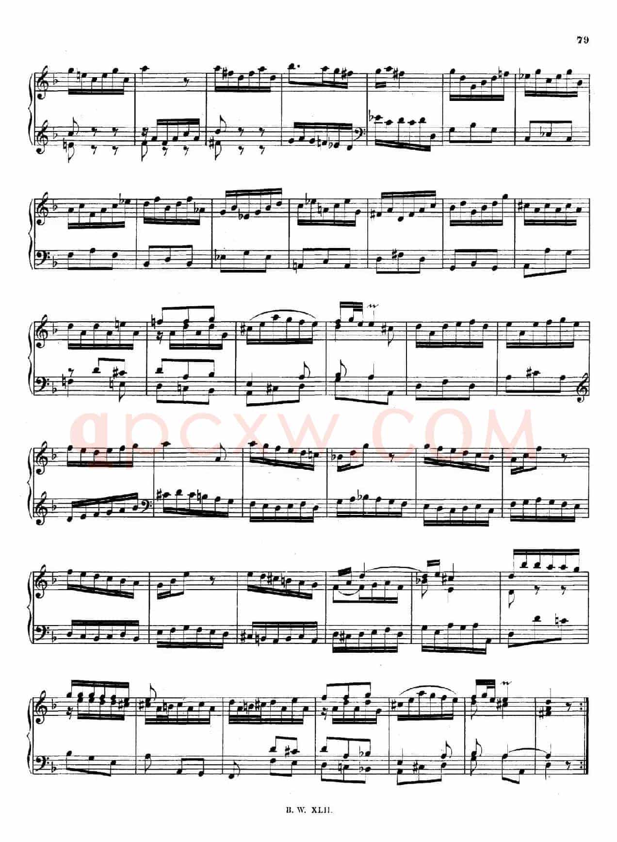 16 Concertos BWV 972-987(十六首为独奏古钢琴而作的协奏曲)(P21——30)