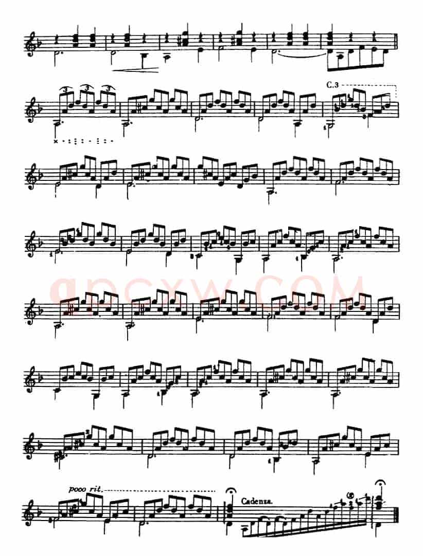 西班牙吉他独奏曲：吉卜赛的月亮